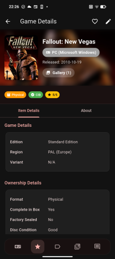 Die Detailansicht von Retrollect geht in Ordnung. Auf Wunsch lassen sich hier sogar eigene Screenshots und Fotos einbinden. (Screenshot: Retrollect / Medienagentur Plassma)